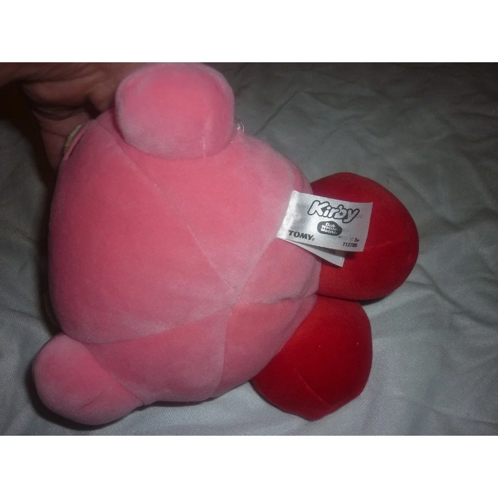 Tomy Club Mocchi Mocchi‎ Sleeping Kirby Plush with Nightcap Nintendo Squishy 6